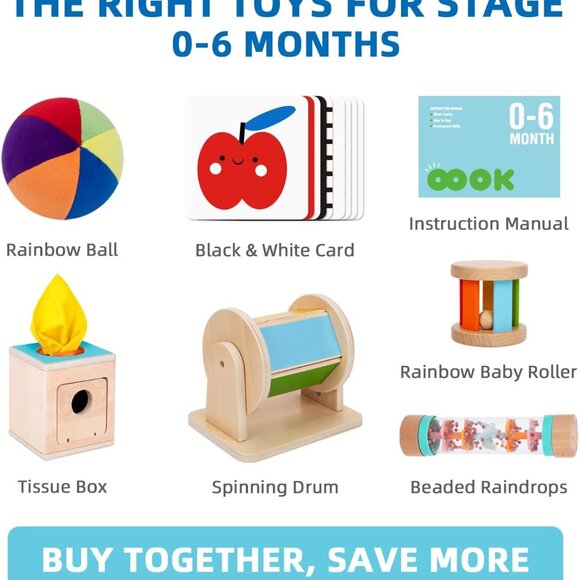 NWT TOOKYLAND Educational Learning Toy 6 in 1 Box - Picture 2 of 11